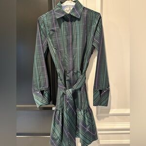 Vineyard Vines Taffeta Tie Waist Dress size 00